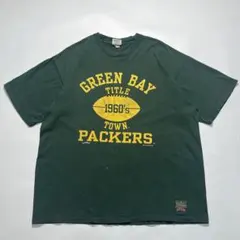 90s ナツメグ NFL パッカーズ USA製 ビンテージT XL 8516のサムネイル