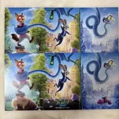 ズートピア2 入場者特典 初回 ビジュアル パノラマボード カード 2枚 セット