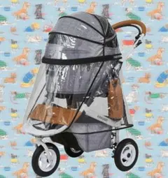 〖新品未使用〗AIRBUGGY DOME 3 REGULAR 専用 レインカバーのサムネイル
