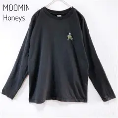 ハニーズ ムーミンコラボ スナフキン ロンT 長袖 Tシャツ キャラクター L