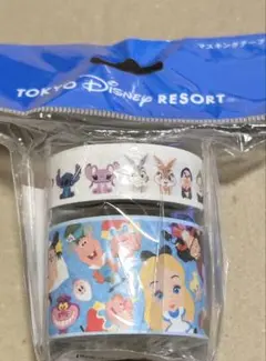 東京ディズニーリゾートマスキングテープ 2個セット不思議の国のアリス スティッチのサムネイル