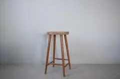 英国アンティーク木製スツール/丸椅子イス/踏み台/腰掛け/飾り棚(92-220) 英国アンティーク木製スツール/丸椅子イス/踏み台/腰掛け/飾り棚(92