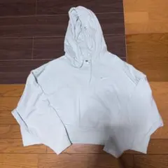 NIKE パーカー　レディース　XLサイズ　クロップド　ライトグリーン　大きい