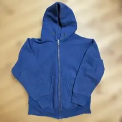 Champion リバースウィーブ USA製 ジップパーカー ブルー L