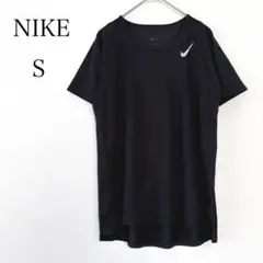ナイキ 半袖Tシャツ トレーニングシャツ スポーツ メッシュ ブラック【S】のサムネイル