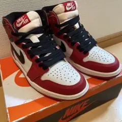 新品　エアジョーダン1 aj1 85 シカゴ　ブレッド　ロイヤル　つま黒