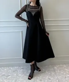 eimyistoire/パールストラップハートネックワンピース