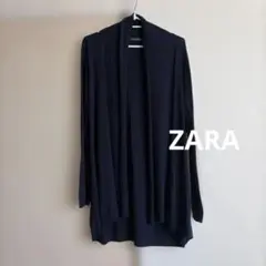 s*a様 ZARA ネイビー カーディガン Lサイズ