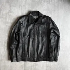 【80s vintage】ジップレザージャケット　オーストラリア製　本革　短丈