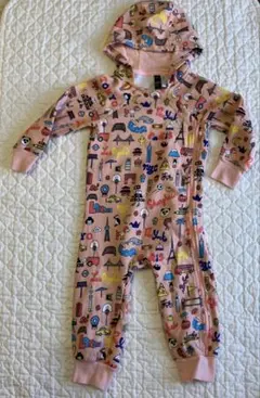 adidas ロンパース　90cm 裏起毛フリース　クレオファス　cleofus