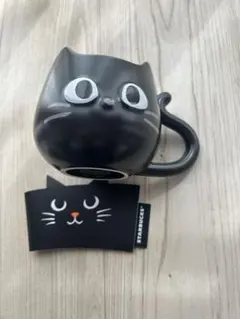 【新品】STARBUCKS 猫 マグカップ スリーブ セット