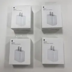 「純正•未開封•新品」Apple USB-C 充電器4個セット