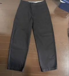 ユニクロU ワイドフィットチノ 黒