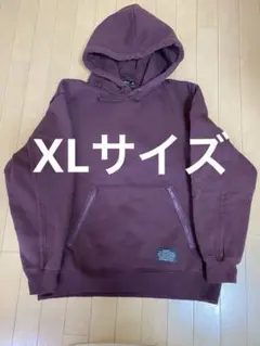 GU UNDERCOVER ヘビーウェイトスウェットパーカー　XLサイズ　ワイン