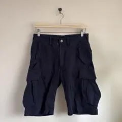 45rpmカーゴショートパンツ ネイビー日本製のサムネイル