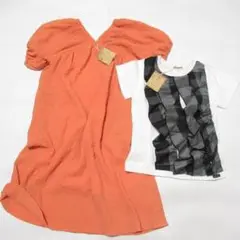 新品 Gemeaux ジェモー ワンピース Tシャツ セット 130