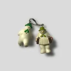 コカコーラ　スノーマン　ノベルティ　ストラップ　おまけ　グッズ　snow man