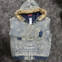 ゆ*や様 Supreme Bandana Jacquard Denim Hood - メルカリ