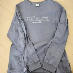mahagrid 長袖Tシャツ ブルー Lサイズ