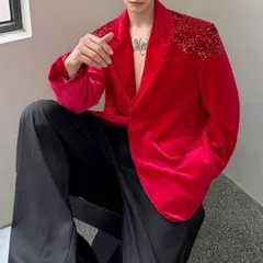 スパンコール装飾 ベルベットドレッシージャケット