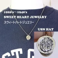 40s スウィートハートジュエリー WW2 JMF ハット チャーム USN - メルカリ