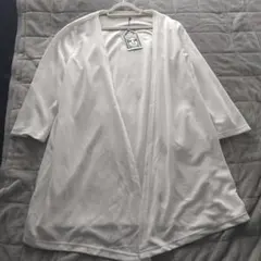 SHOO・LA・RUE ホワイト ロングカーディガン長袖