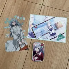日野森雫　缶バッジ・ポストカード•クリアカード　セット
