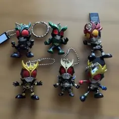 仮面ライダー キーホルダー　クウガ、アギト、ギルス 6体セット