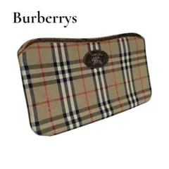 Burberrys セカンドバッグ クラッチバックノヴァチェックポーチ小物コスメのサムネイル