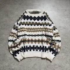 90s AMERICAN EAGLE　コットン ニット セーター　USA製