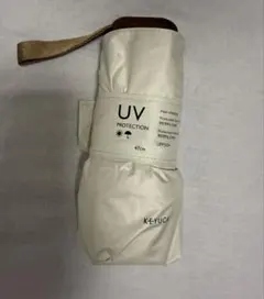 KEYUCA 折りたたみ傘 アイボリー 47cm