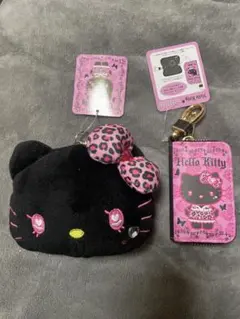 サンリオ　ハローキティ　フェイスリールパスケース　スマートキーケース