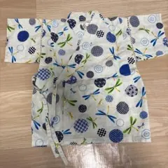 美品　トンボ柄　甚平　9０センチ