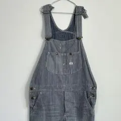 Lee オーバーオール ヒッコリーストライプ ワーク サロペット Lサイズ