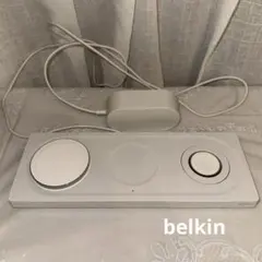Belkin 3-in-1 ワイヤレス チャージング パッド マグセーフ 白