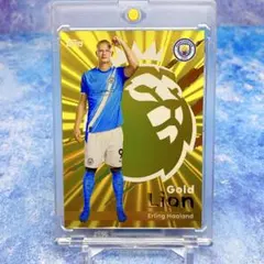 激レア【アーリン・ハーランド】インサート　GOLD　LION　TOPPS　EPL