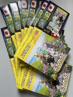 イーブイヒーローズ　カートン　空箱　ポケモンカード ポケモンカードゲーム ソード&シールド 強化拡張パック イーブイ