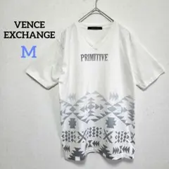 1905 ヴァンスエクスチェンジ 半袖Tシャツ カットソー Vネック ホワイトのサムネイル