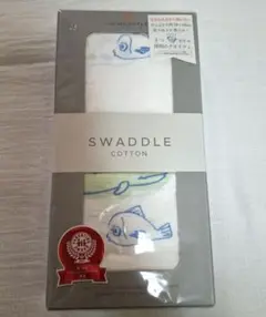 NEWCASTLE スワドル 100%コットン 魚とクジラ柄
