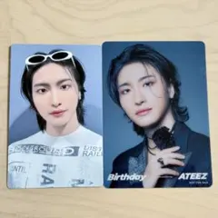 ソンファ ATEEZ Birthday トレカ 2枚