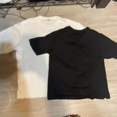 白黒クルーネックTシャツ