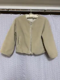 branshes ボアジャケット ベージュ