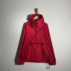 80s90s L.L.Bean Anorak Parka Red M パッカブル