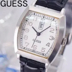 稼働★希少 GUESS ゲス 腕時計 1997年製 トノー型 西語英語デイデイトのサムネイル
