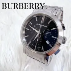 ✨動作品✨BURBERRY バーバリー 腕時計 クロノグラフ デイト 純正ベルト