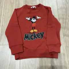 グローバルワーク　スウェット　ミッキー　ビンテージ　110