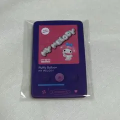 マイメロディ　ミュージックプレーヤー缶バッジ