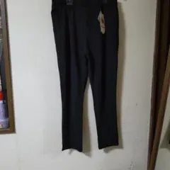 ブラックLLストレッチパンツ