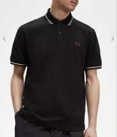 FRED PERRY M12 ブラックポロシャツ 42 - メルカリ