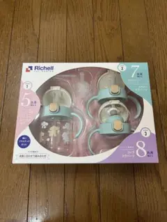 リッチェル　ベビーマグ トライ ステップアップマグセット【未開封】　トイプードル